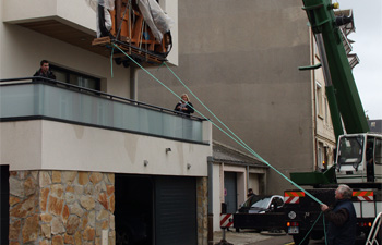 levage avec grue